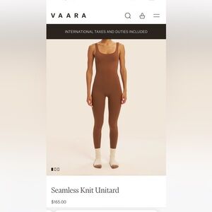 VAARA eco seamless unibody brown sz small